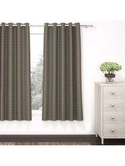 Story@Home - Dark Taupe Polyester Blackout Door Curtain