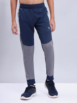 Technosport - Boys Colorblock Slim Fit Sports Joggers with TECHNO GUARD