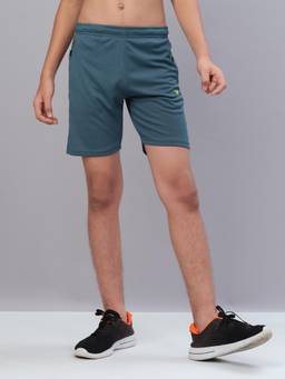 Technosport - Boys Solid Slim Fit Sports Shorts with TECHNO GUARD