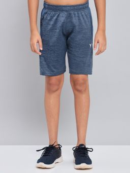 Technosport - Boys Melange Slim Fit Sports Shorts with TECHNO GUARD