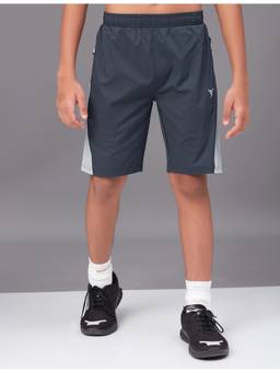 Technosport - Boys Colorblock Regular Fit Sports Shorts with TECHNO GUARD