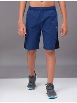 Technosport - Boys Colorblock Regular Fit Sports Shorts with TECHNO GUARD
