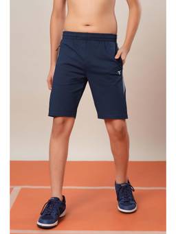 Technosport - Boys Colorblock Regular Fit Sports Shorts with 4 Way Crispy
