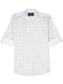 CHARCHIT - Boys Cotton Regular Fit Spread Collar Full Sleeves Printed Shirt