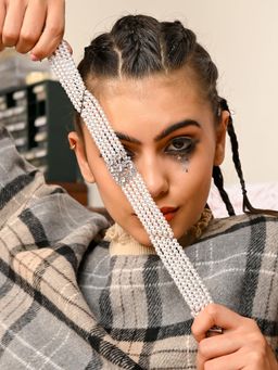 Odette - White Layered Pearl Choker Necklace