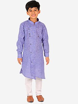 Pro Ethic Style Developer - Boy'S Cotton Kids Kurta and Pyjama -Lavender