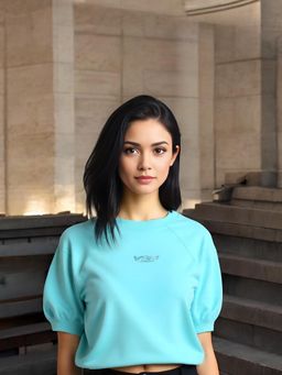 WOODLAND - A Skating Monk's Women Beryl Green Hs Sweatshirt