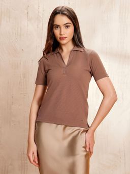 U.S. POLO ASSN. - Textured Regular Fit Polo T-Shirt