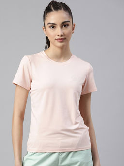 Xtep - Slim Fit Pink T-shirt