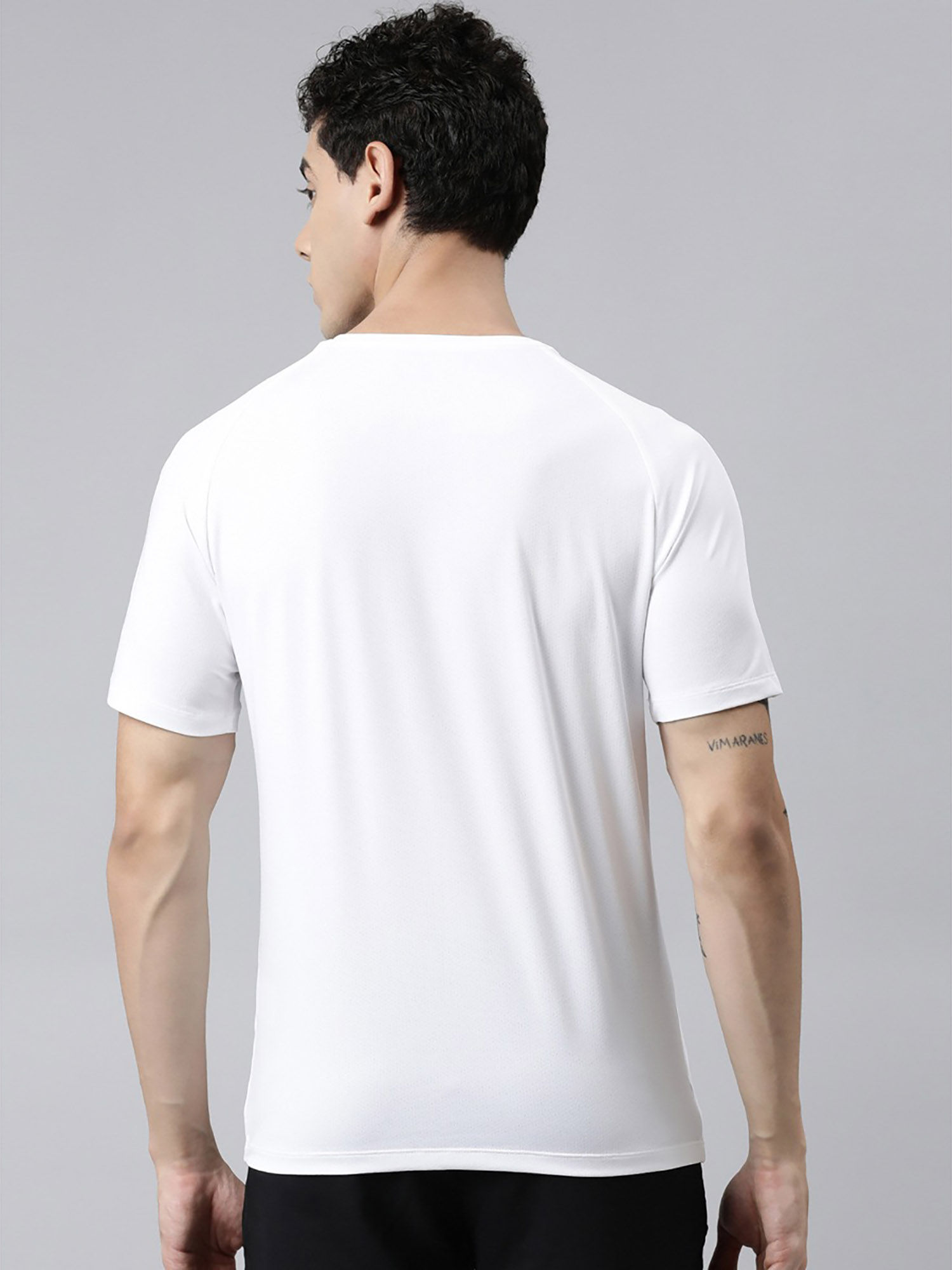 Buy Xtep Pearl White Dry Fit Technology Running T-Shirt Online