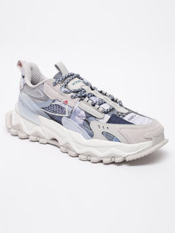 Xtep - Men Blue & Grey Solid Outdoor Fashion Casual Shoes