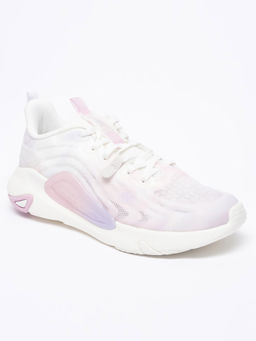 Xtep - Women Purple & White Retro Colorblock Skateboarding Shoes
