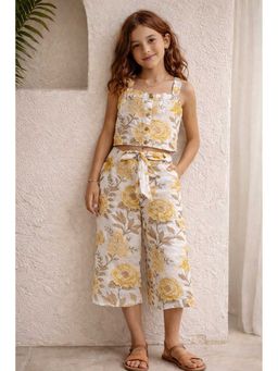 Aarika - Multi-Color Floral Sleeveless Co-ord Sets