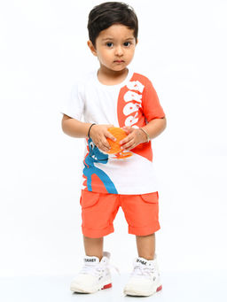 Little Carrot - Sunshine Cotton T-Shirt with Shorts (Set of 2)