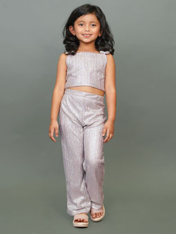 Little Carrot - Girls Partywear Top with pant (Set of 2)