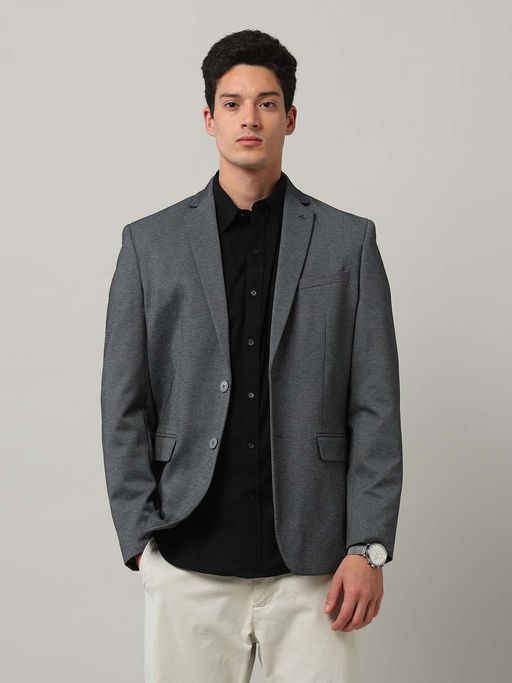 Arrow Grey Men Zero Calorie Slim Fit Blazer