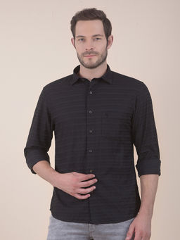 Cantabil - Black Casual Shirt for Men