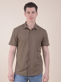 Cantabil - Brown Casual Shirt for Men