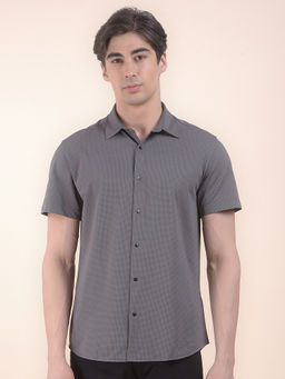Cantabil - Grey Casual Shirt for Men
