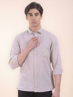 Cantabil - Brown Casual Shirt for Men