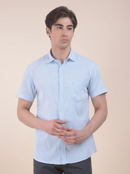 Cantabil - Blue Casual Shirt for Men