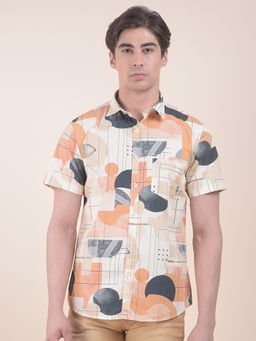 Cantabil - Multi-Colour Casual Shirt for Men