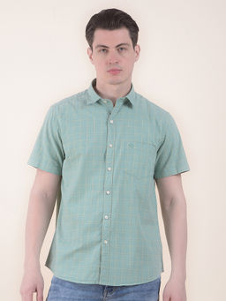 Cantabil - Green Casual Shirt for Men