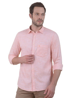 Cantabil - Orange Casual Shirt for Men
