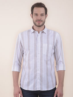 Cantabil - White Casual Shirt for Men