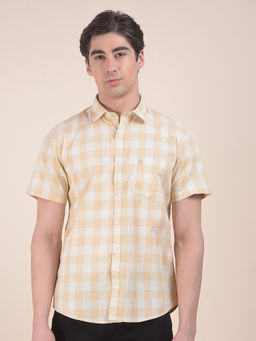 Cantabil - Yellow Casual Shirt for Men