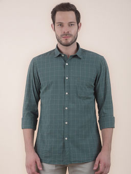 Cantabil - Green Casual Shirt for Men