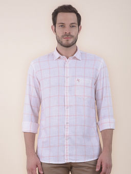 Cantabil - Peach Casual Shirt for Men