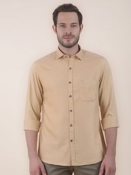Cantabil - Beige Casual Shirt for Men