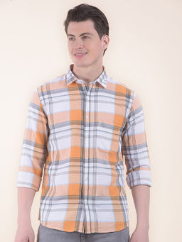 Cantabil - Orange Casual Shirt for Men