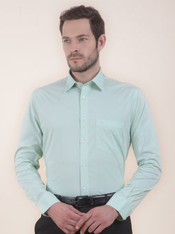 Cantabil - Green Formal Shirt for Men
