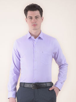 Cantabil - Purple Formal Shirt for Men