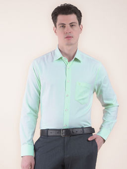 Cantabil - Mint Green Formal Shirt for Men
