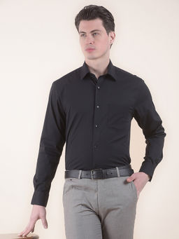 Cantabil - Black Formal Shirt for Men