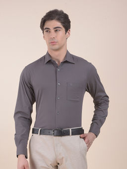 Cantabil - Grey Formal Shirt for Men