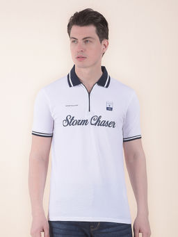 Cantabil - Ivory Polo T-Shirt for Men