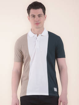 Cantabil - Multi-Colour Polo T-Shirt for Men