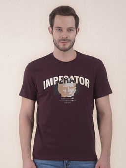 Cantabil - Wine T-Shirt for Men