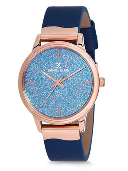 Daniel Klein - Blue Premium Dark Round Dial Analog Watch For Women - DK12052 - 6