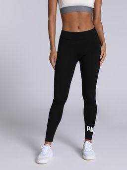 Puma - Essentials Logo Womens Black Tights