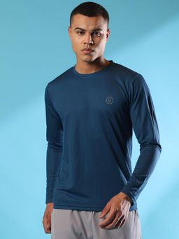 CHKOKKO - Blue Men Gym T-Shirt