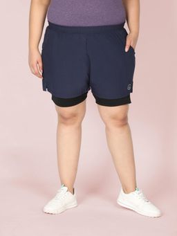CHKOKKO - Double Layered Shorts for Women