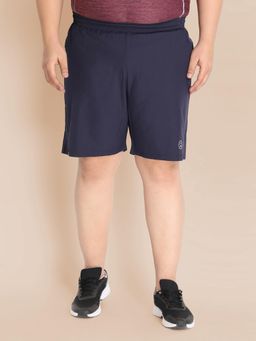 CHKOKKO - Men Plus Size Sports Workout Gym Navy Blue Basketball Shorts