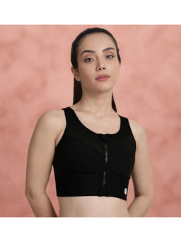 Shyaway - Black Beauty Front Open Padded Sports Bra