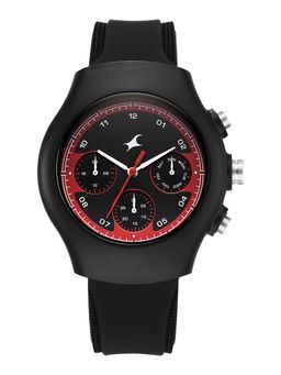 Fastrack - Hype Multifunction with Black Silicon Strap Watch (3346PP01) (M)
