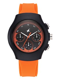 Fastrack - Hype Multifunction with Orange Silicon Strap Watch (3346PP03) (M)